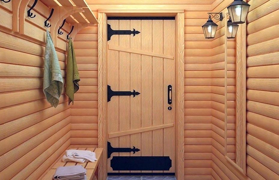 двери для бани деревянные