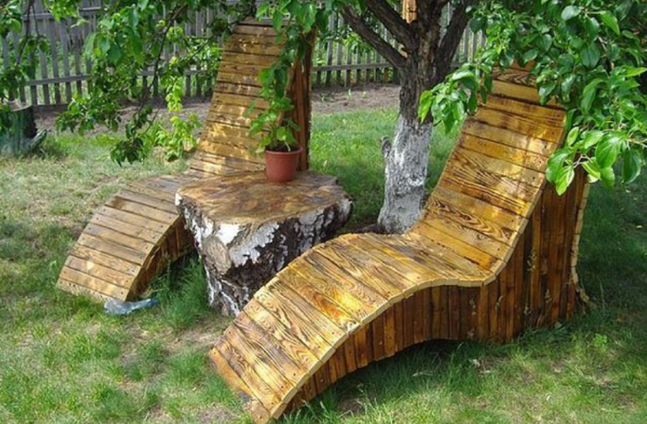 Мебель дачная из дерева