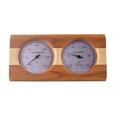 Термогигрометр NIKKARIEN (термодревесина, береза), арт. 512L