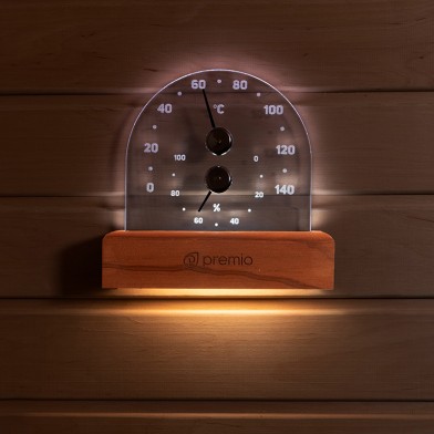 Термогигрометр PREMIO с подсветкой, Арт. 635