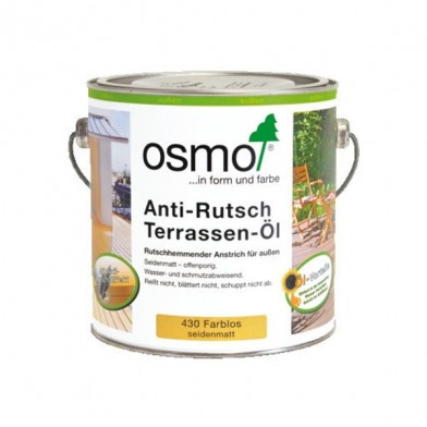 Масло для терасс Osmo Anti-Rutsch Terrassen-Öl c антискользящим эффектом, 430 бесцветное
