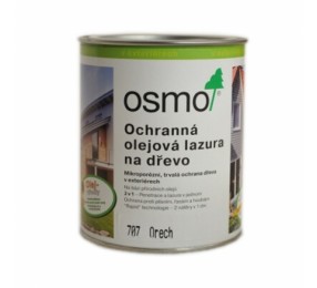 Защитное масло-лазурь для древесины OSMO HOLZSCHUTZ OL-LASUR 707 (Орех)