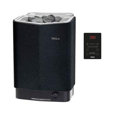Tylo Sense Combi Pure 10 - электрическая печь-каменка (пульт в комплекте),  цвет черный 