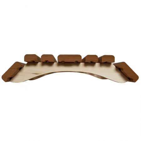 Абажур угловой из термо-ольхи, 40 см, плоский