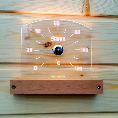 Термометр NIKKARIEN с подсветкой закругленный, арт. 46300