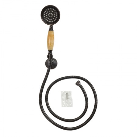 Лейка с нефритовой ручкой Premio (черный)