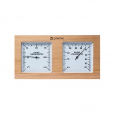 Термогигрометр PREMIO горизонтальный (кедр канадский) , арт. AP-082BW