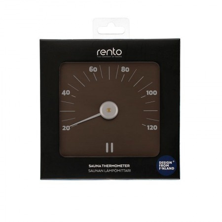 Термометр алюминиевый RENTO, цвет графит
