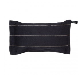 Льняная подушка для сауны и бани, цвет чёрный