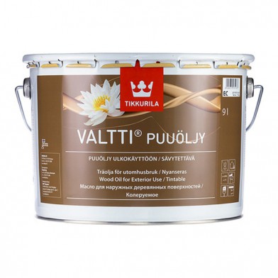 Tikkurila VALTTI (9 л) колерованное масло для террасной доски, цвет 5075