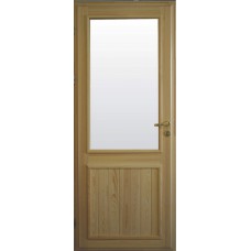 Дверь деревянная входная СО СТЕКЛОМ
