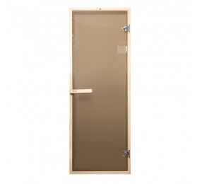 Дверь PREMIO 700х1870, стекло бронза, коробка ОЛЬХА