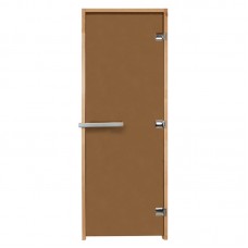 Дверь DoorWood 700х1900, стекло бронза, коробка ОЛЬХА
