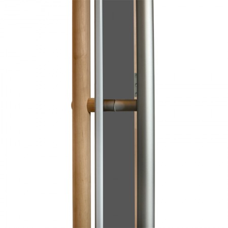 Дверь для сауны и бани Статус 60G 700х1900, стекло серое, коробка ОЛЬХА