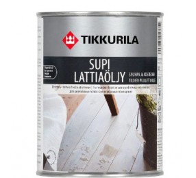 Масло Tikkurila Supi Lattiaolju для пола во влажных помещениях, 0,9 л