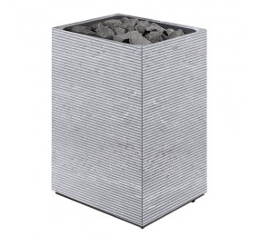 Дровяная печь Kinos Tulikivi для бани и сауны по-белому