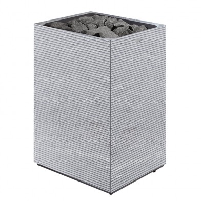 Дровяная печь Kinos Tulikivi для бани и сауны по-белому