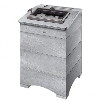 Дровяная печь Tulikivi 27 кВт с закрытой облицовкой (дверца сверху)