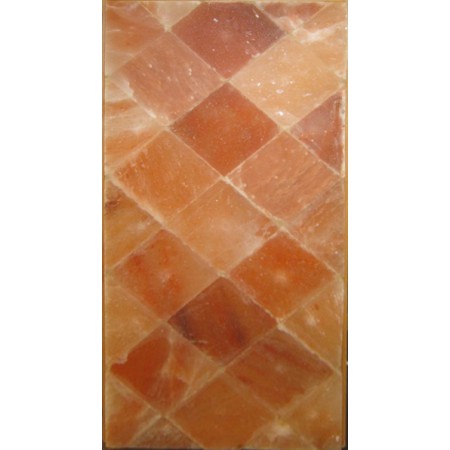 Панно 0.2 х 0.4 м, из плитки гималайской соли, шлифованной/натуральной с 1 стороны