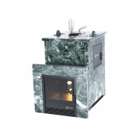 Дровяная печь Изистим (EASYSTEAM) Анапа M2 в облицовке Змеевик