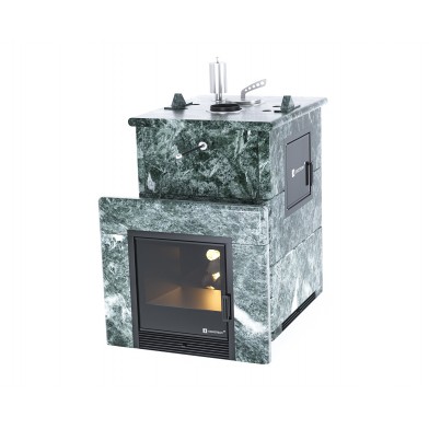 Дровяная печь Изистим (EASYSTEAM) Анапа M2 в облицовке Змеевик
