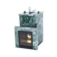 Дровяная печь Изистим (EASYSTEAM) Сочи в облицовке Змеевик