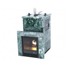 Дровяная печь Изистим (EASYSTEAM) Сочи M2 в облицовке Змеевик