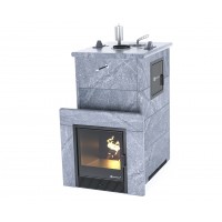 Дровяная печь Изистим (EASYSTEAM) Геленджик М2 в облицовке Талькохлорит