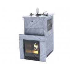 Дровяная печь Изистим (EASYSTEAM) Геленджик М2 в облицовке Талькохлорит