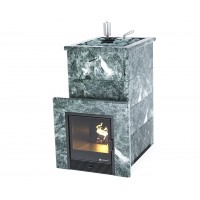 Дровяная печь Изистим (EASYSTEAM) Геленджик в облицовке Змеевик
