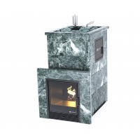 Дровяная печь Изистим (EASYSTEAM) Геленджик М2 в облицовке Змеевик