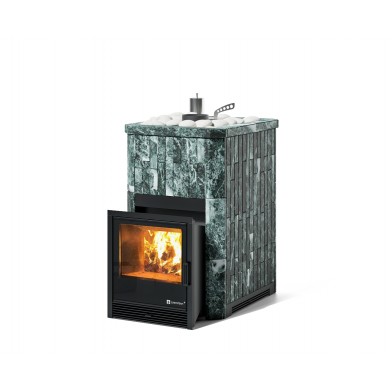 Дровяная печь Изистим (EASYSTEAM) Южная 9 в облицовке Змеевик