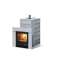 Дровяная печь Изистим (EASYSTEAM) Ялта 25 в облицовке Талькохлорит