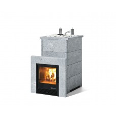 Дровяная печь Изистим (EASYSTEAM) Сочи К в облицовке Талькохлорит