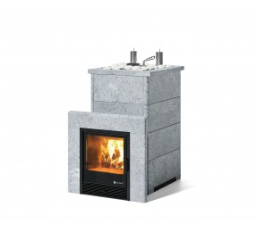 Дровяная печь Изистим (EASYSTEAM) Сочи К в облицовке Талькохлорит