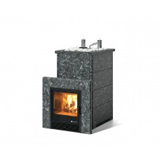 Дровяная печь Изистим (EASYSTEAM) Сочи К в облицовке Пироксенит