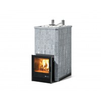 Дровяная печь Изистим (EASYSTEAM) Геленджик К в облицовке Талькохлорит в наборном кожухе