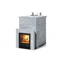 Дровяная печь Изистим (EASYSTEAM) Домна 45 К в облицовке Талькохлорит