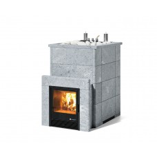 Дровяная печь Изистим (EASYSTEAM) Домна 45 К в облицовке Талькохлорит