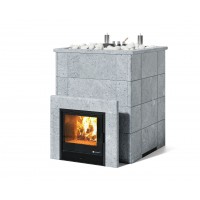 Дровяная печь Изистим (EASYSTEAM) Домна 60 К в облицовке Талькохлорит
