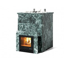 Дровяная печь Изистим (EASYSTEAM) Домна 80 К в облицовке Змеевик