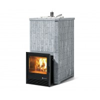 Дровяная печь Изистим (EASYSTEAM) Южная 35 в облицовке Талькохлорит