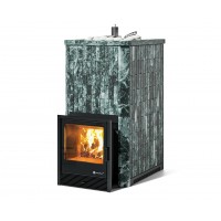 Дровяная печь Изистим (EASYSTEAM) Южная 35 в облицовке Змеевик