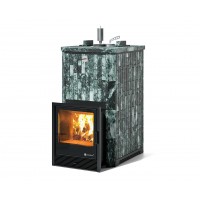 Дровяная печь Изистим (EASYSTEAM) Сочи в облицовке Змеевик в наборном кожухе