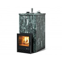 Дровяная печь Изистим (EASYSTEAM) Геленджик в облицовке Змеевик в наборном кожухе
