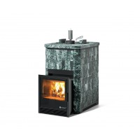 Дровяная печь Изистим (EASYSTEAM) Южная 9 в облицовке Змеевик