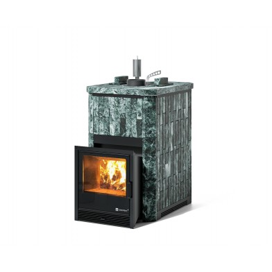 Дровяная печь Изистим (EASYSTEAM) Южная 9 в облицовке Змеевик