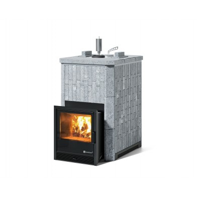 Дровяная печь Изистим (EASYSTEAM) Южная 16 в облицовке Талькохлорит