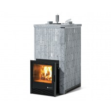Дровяная печь Изистим (EASYSTEAM) Южная 35 в облицовке Талькохлорит