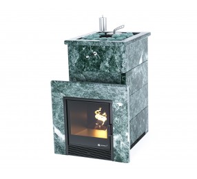 Дровяная печь Изистим (EASYSTEAM) Сочи в облицовке Змеевик